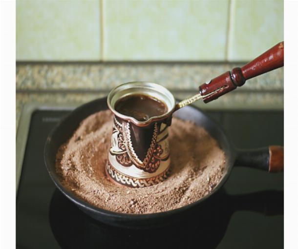 Кофе по-турецки - как приготовить кофе на песке